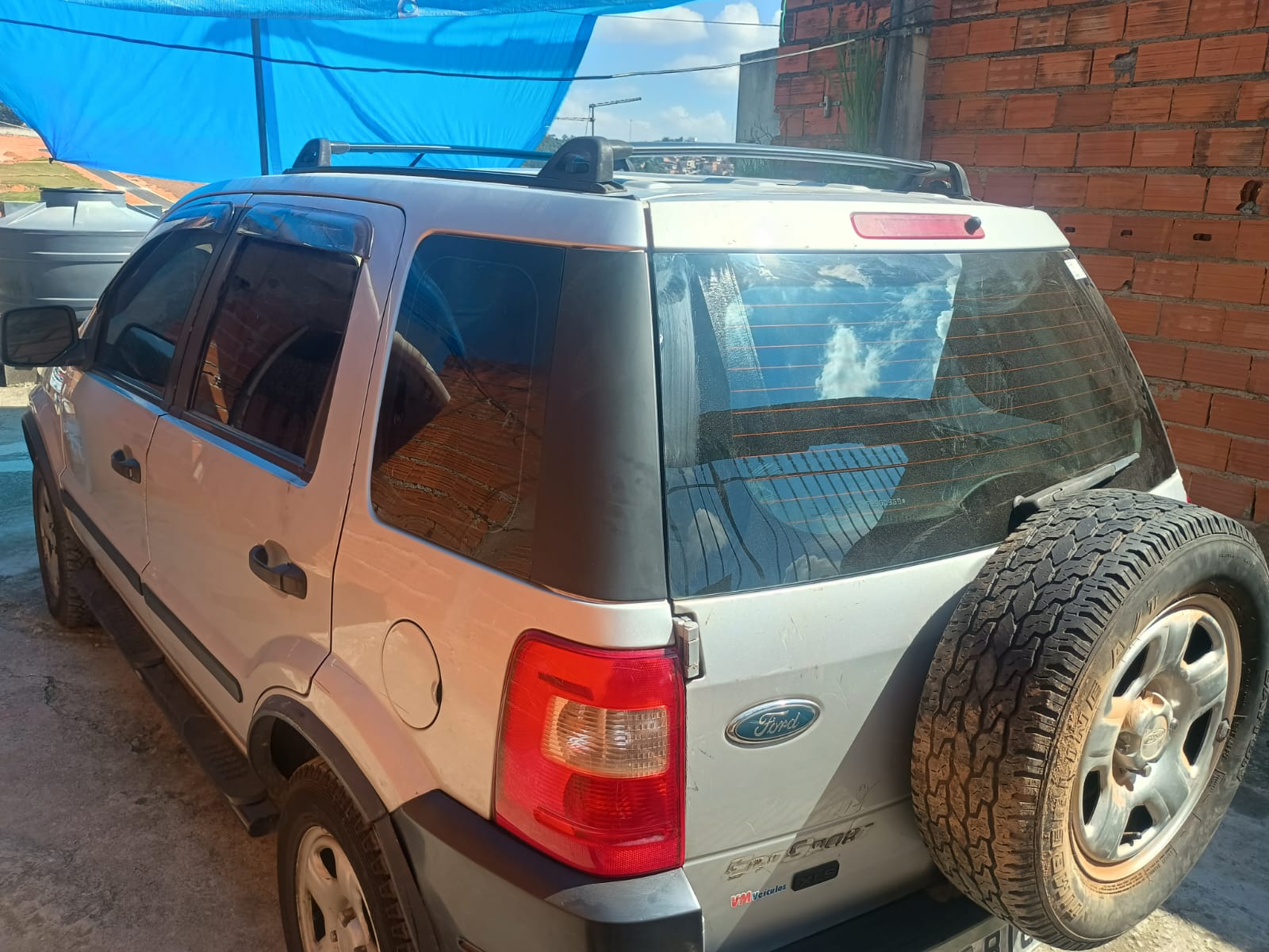 Ford EcoSport após lavagem e acabamento